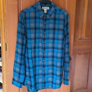 Duluth Trading Co Flannel - Size L Tall